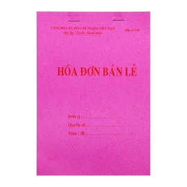 Hóa đơn bán lẻ 1 liên